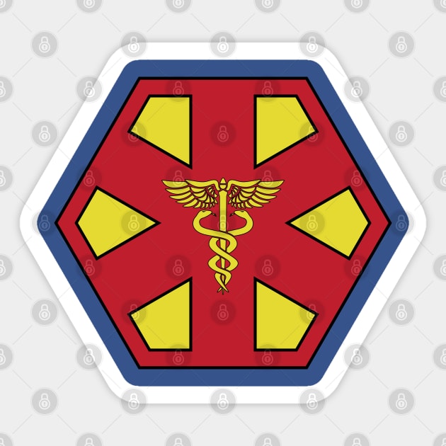Power Medic For Paramedic, Nurses, Doctors, Medical Staff, Healthcare Volunteers, Self Isolate Sticker by Ultra Silvafine